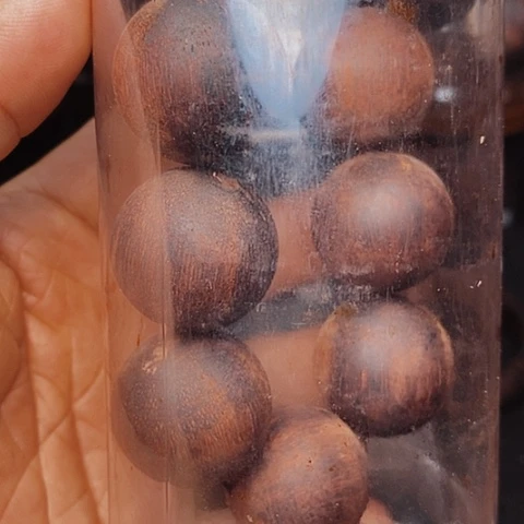 古***雨木2.5缅甸小叶降真香结晶手串