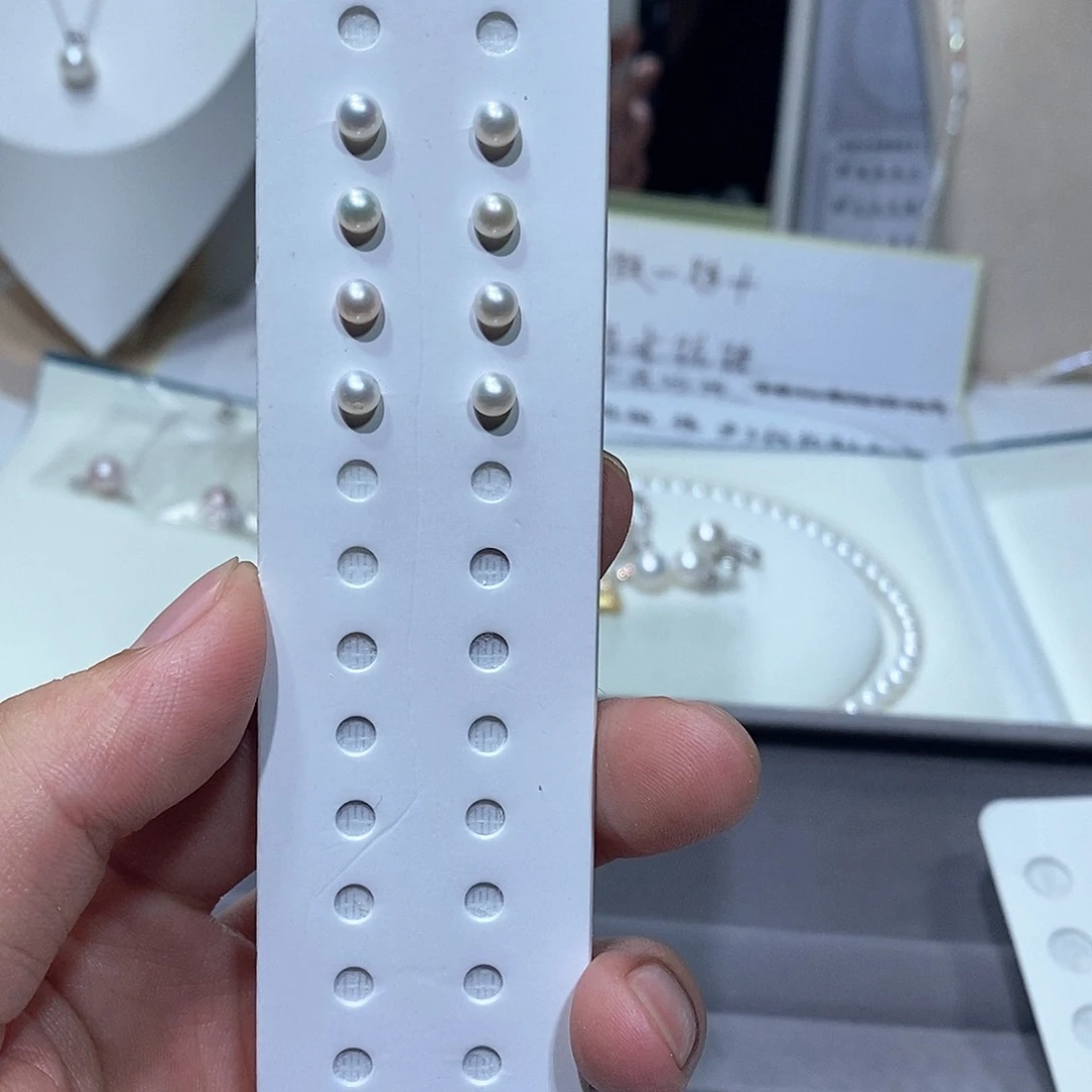 淡水珍珠银S925镶嵌颈饰