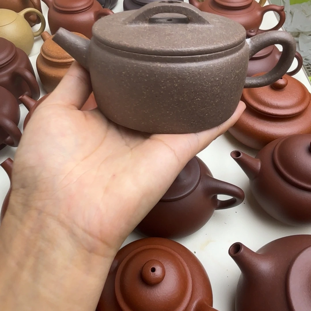 悟***生紫砂茶壶青降坡汉瓦200cc瑕疵