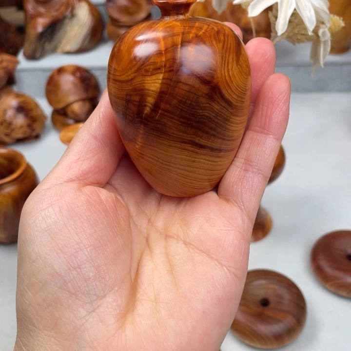 木太行陈化黑油闪电花瓶鉴赏期48小时