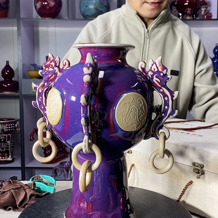 瓷片中国神垕精品钧瓷