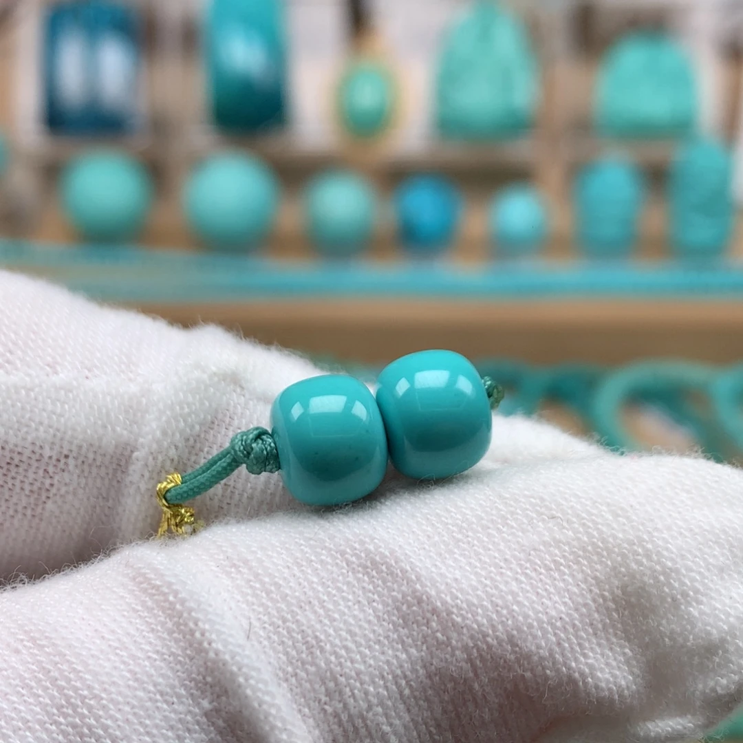 绿松石未镶嵌珠宝奇石8.5mm