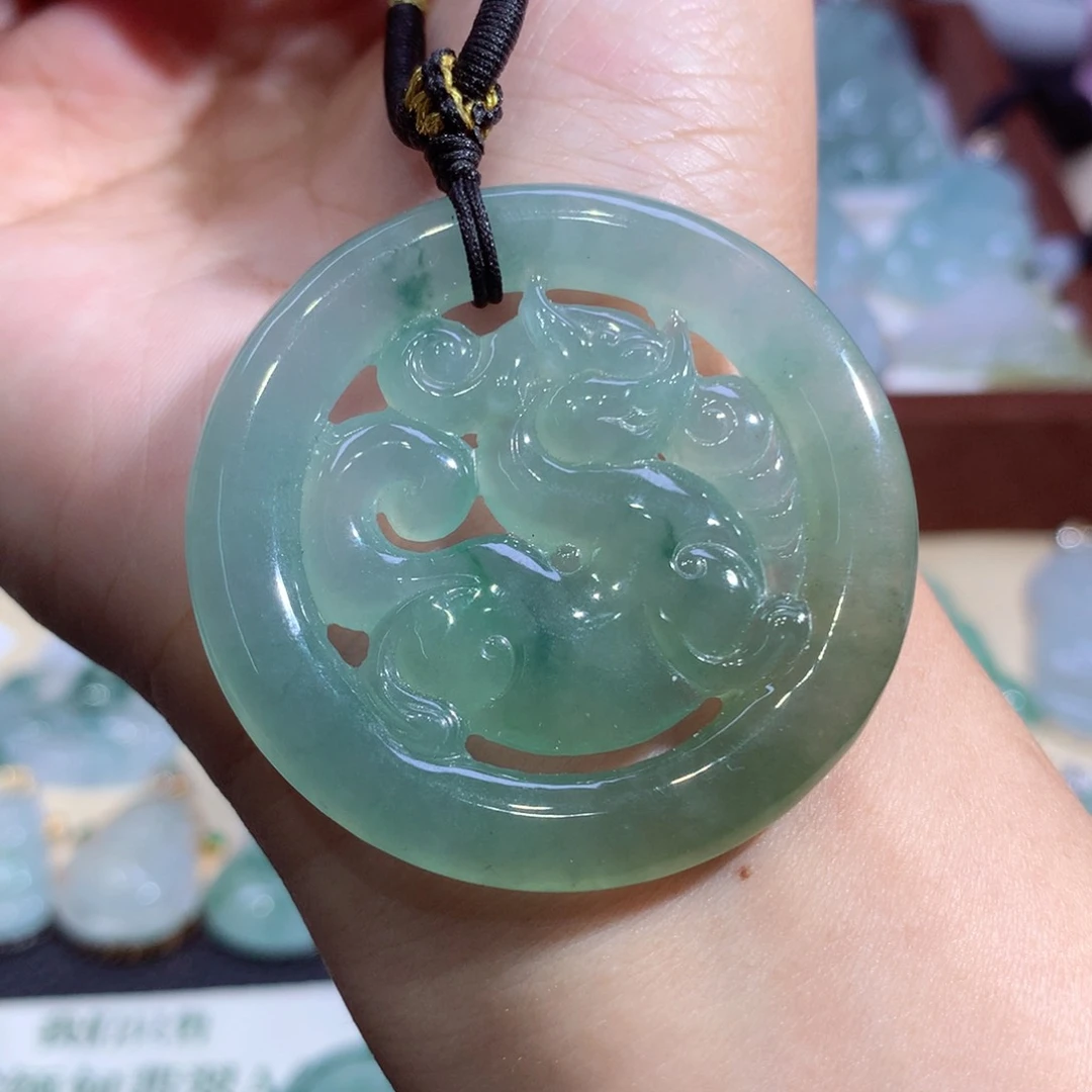 吊坠(不含链)未镶嵌翡翠麒麟