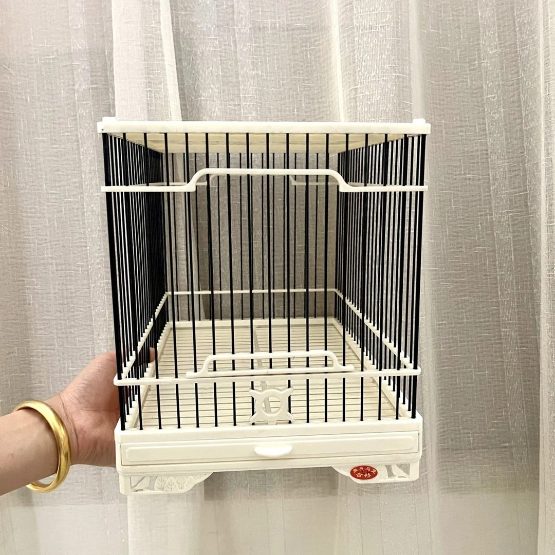 新款聚兴鸟笼家用小长方绣眼红子贝子柳莺小型鸟鸟笼玉鸟杂鸟笼