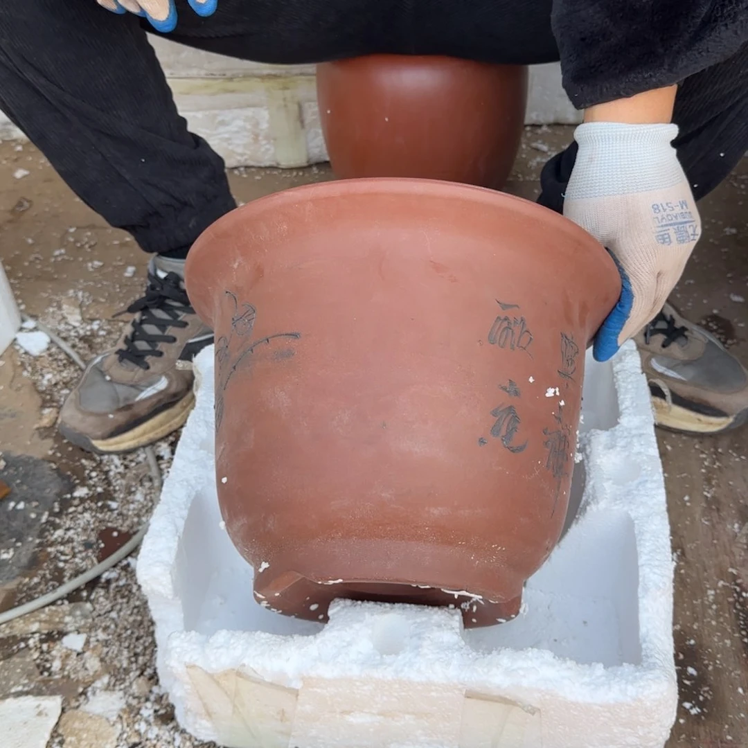 紫砂花盆口径26.18口径