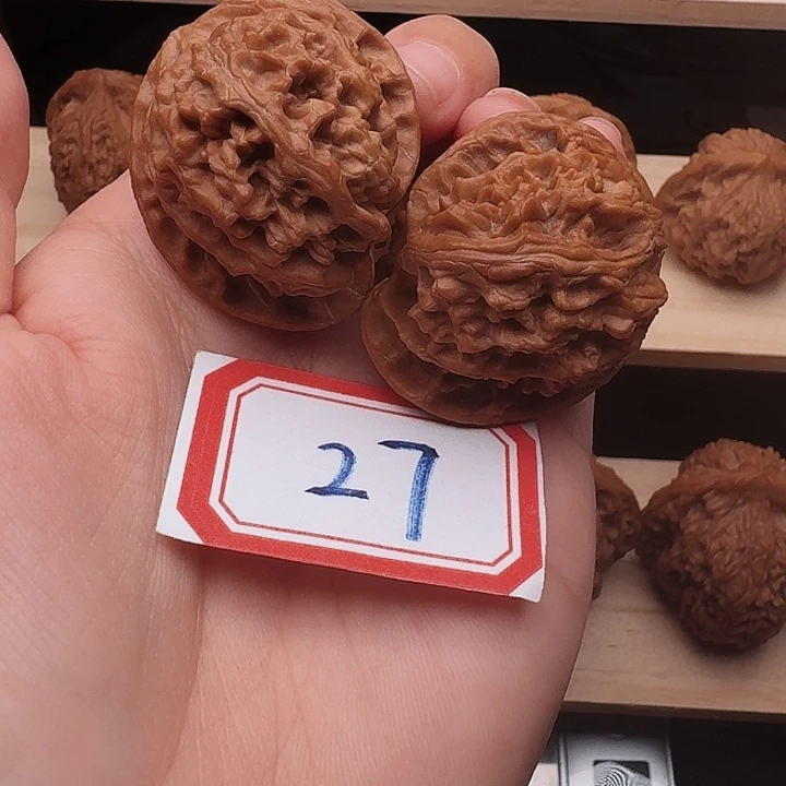 吊坠文玩核桃全品37尺苹果园天残脚