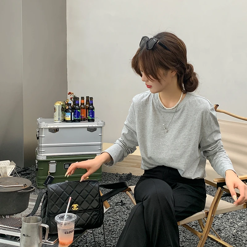 匹马棉T恤系列时尚扭结短袖T恤女MT222073