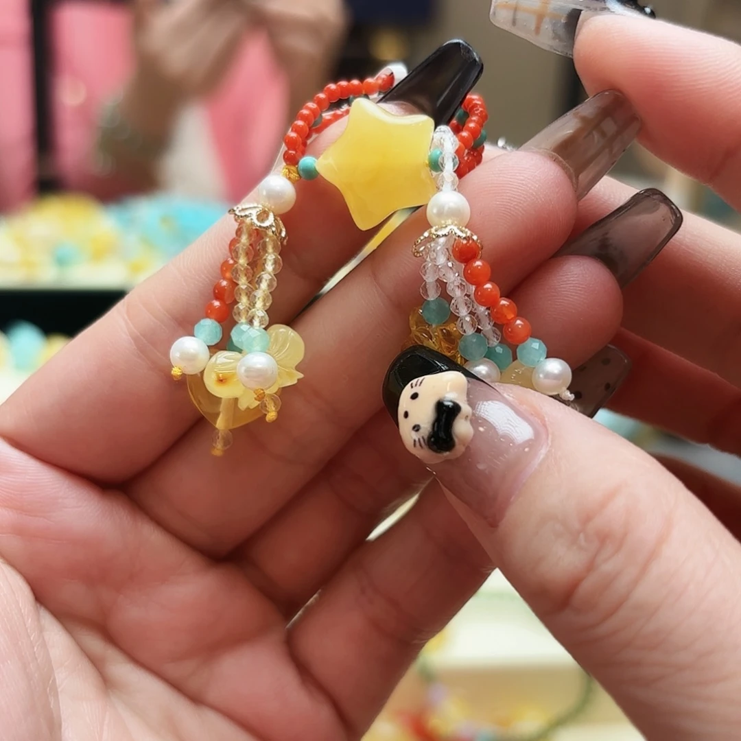 琥珀颈饰未镶嵌琥珀