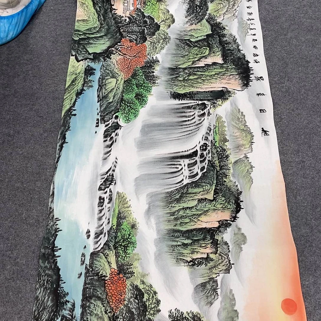 国画今天上午国画作品展示