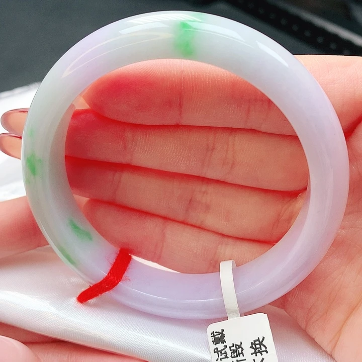 翡翠手镯未镶嵌57正圈