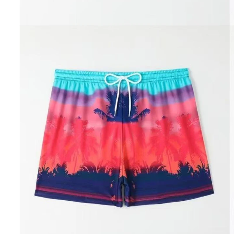 2025新款男款游泳裤平角高级感温泉度假训练男款泳衣男士泳装大码