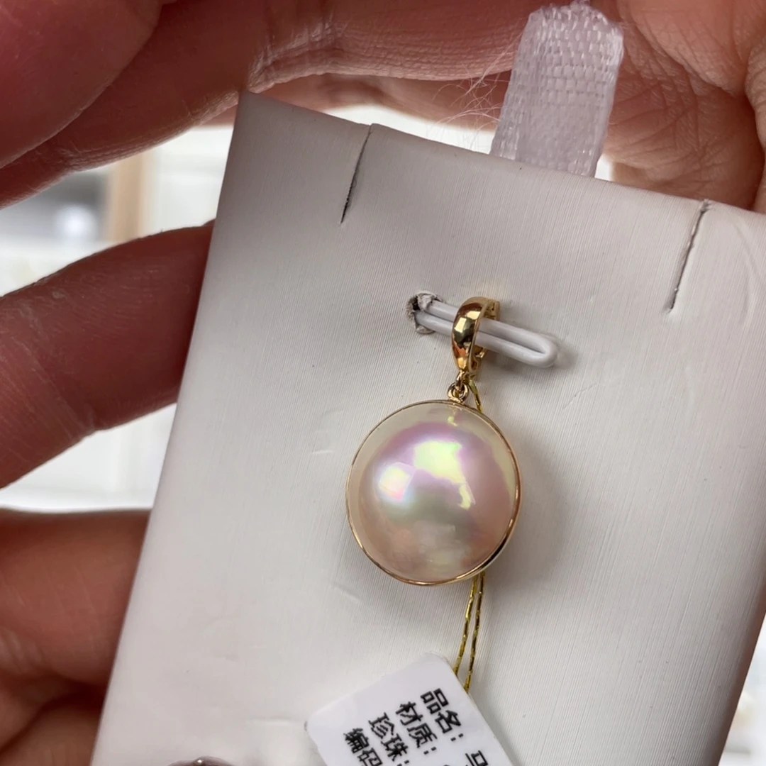 海水珍珠颈饰18K金镶嵌