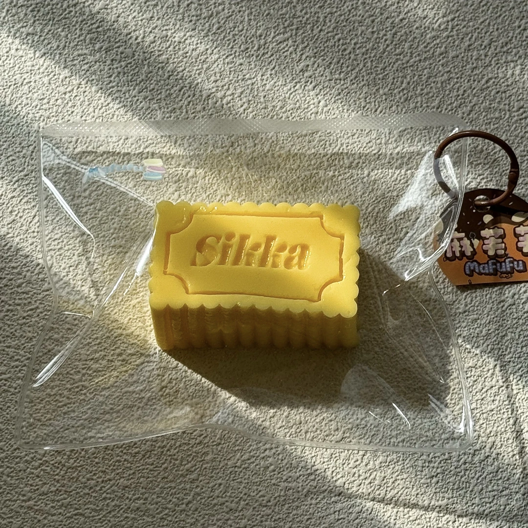 Sikka黄油蛋糕 102g 冻黄油手感食品级硅胶手工制作解压玩具