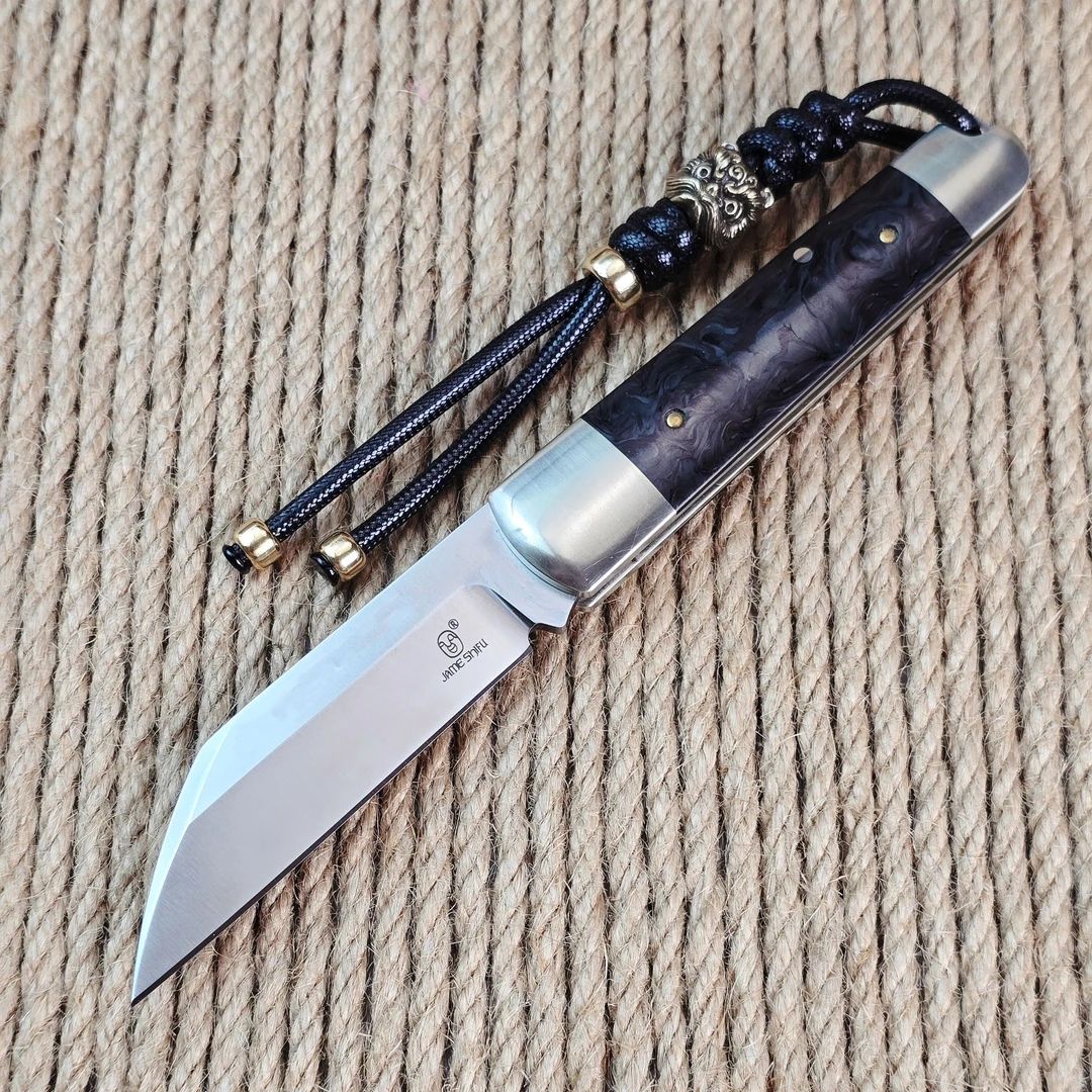简师傅北沐水果刀M390粉末钢刀小刀家用牛排刀手工刀刀具