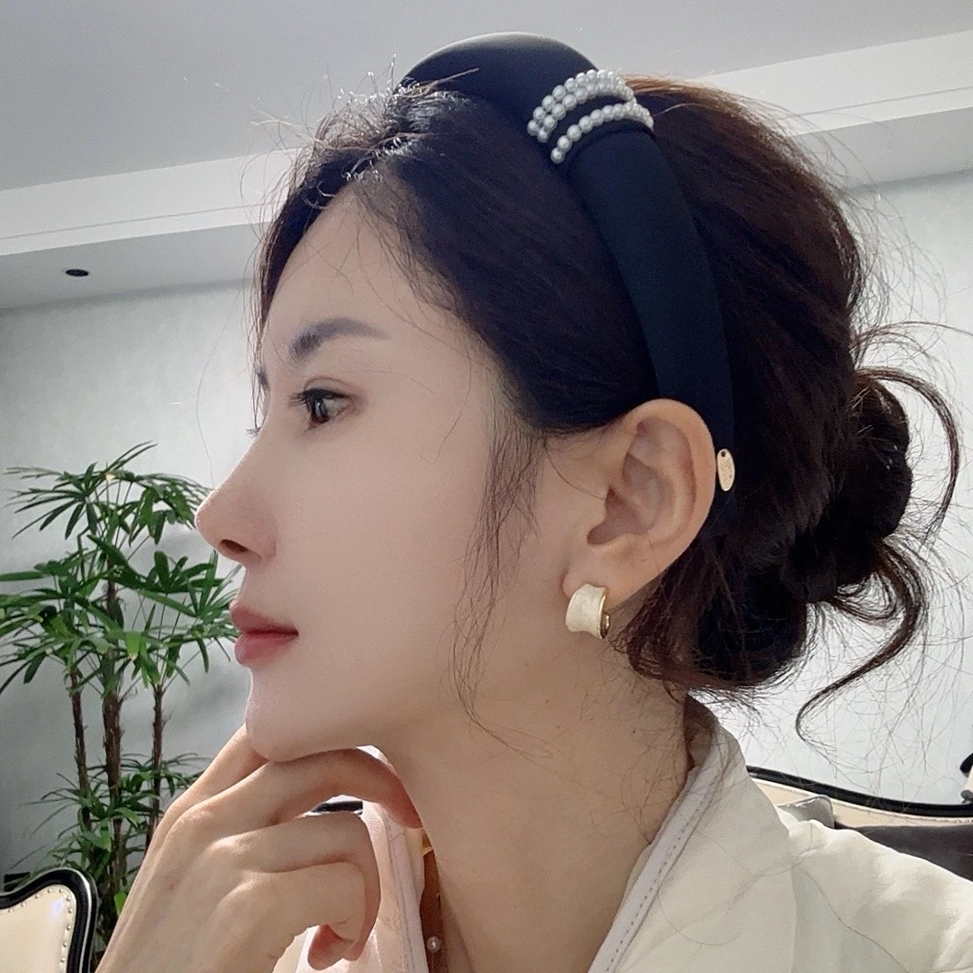 澜墨儿同款菊花台发夹轻奢百搭发卡时尚精致