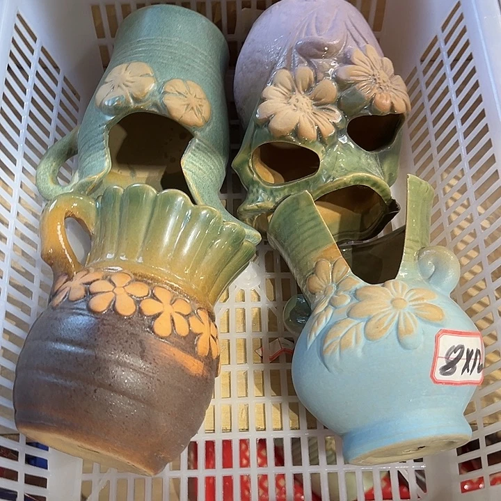 瑕疵粗陶花盆瑕疵