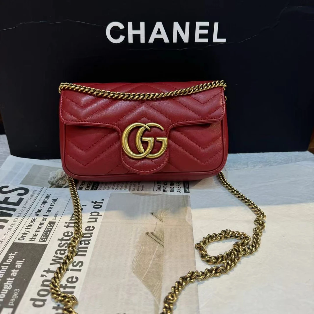 95新 GUCCI/古驰 Gucci红金马蒙mini 25120178-04