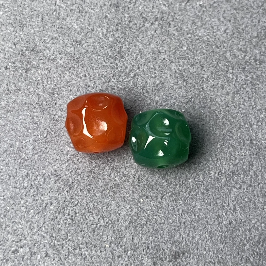 玛瑙雕刻无相单珠