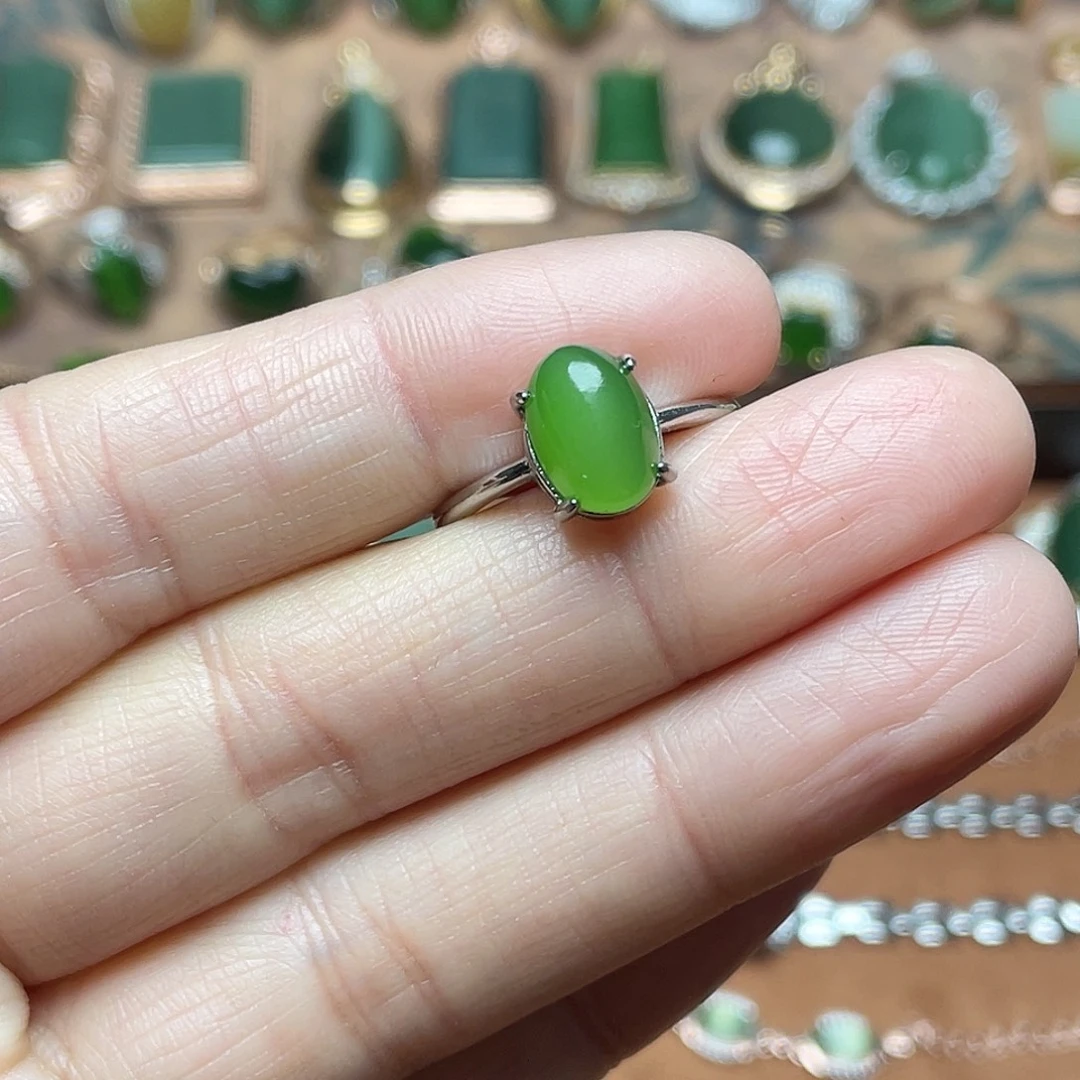 和田玉（碧玉）未镶嵌吊坠(不含链)