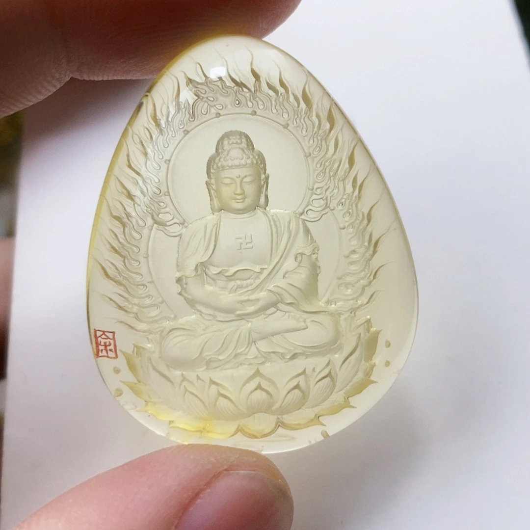 【闪购商品】金珀吊坠(不含链)未镶嵌