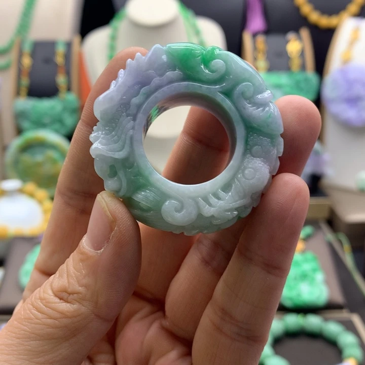 翡翠吊坠(不含链)未镶嵌翡翠戒指