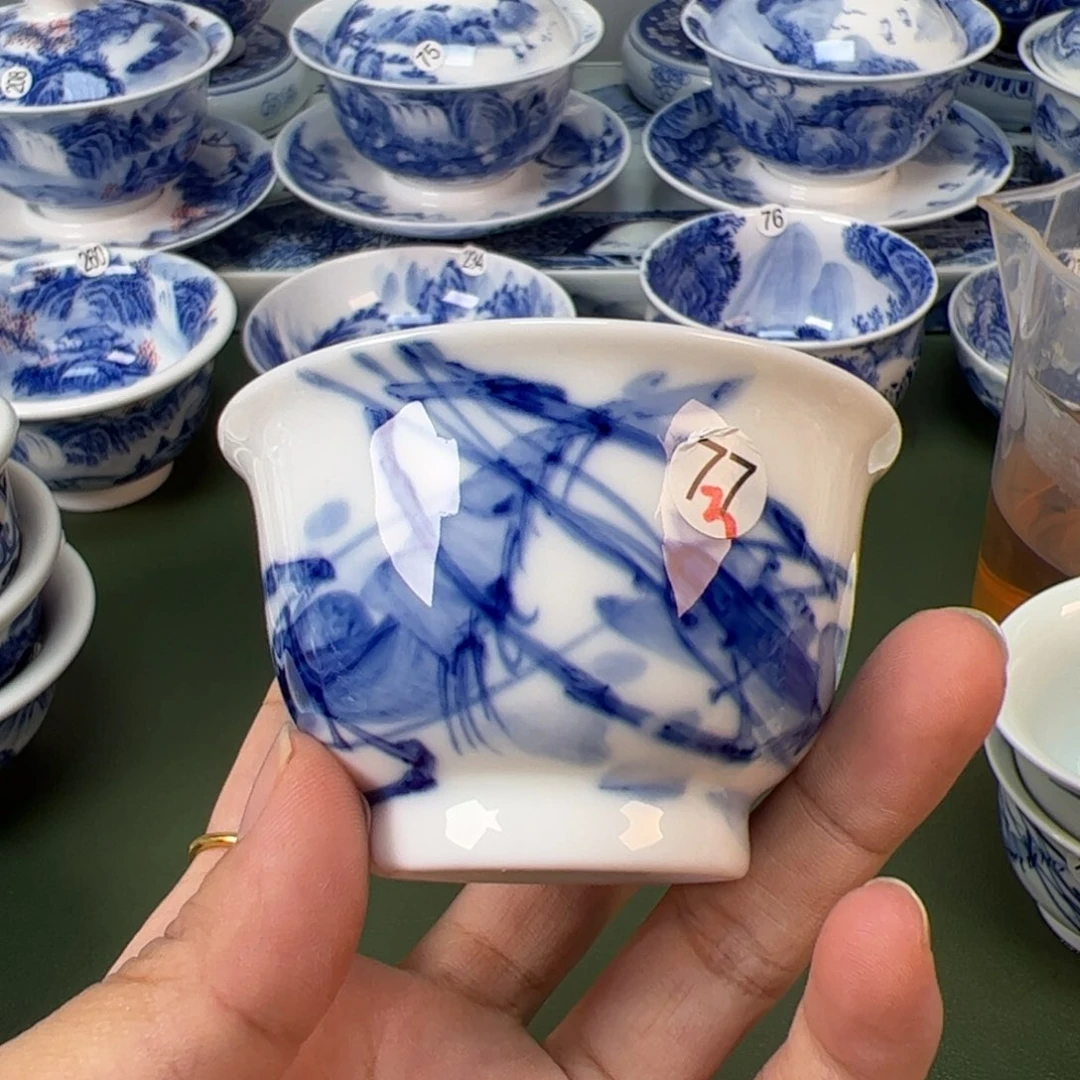 木木景德镇纯手工纯手绘茶具77