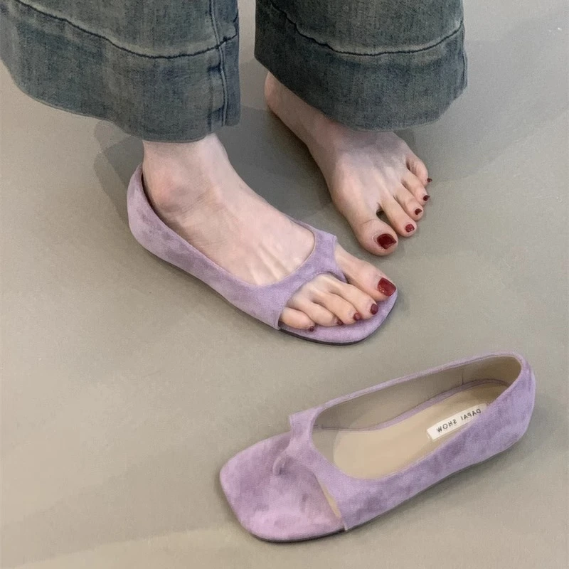 【DR设计师联名】温柔仙女单鞋女2025春夏法式气质明星同款百搭鞋子