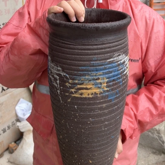 红陶口16高40瑕疵