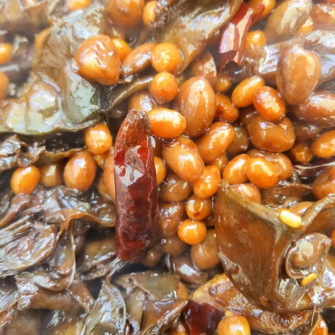 米豆皮子地锅老咸菜 传统手艺（拍一发二）