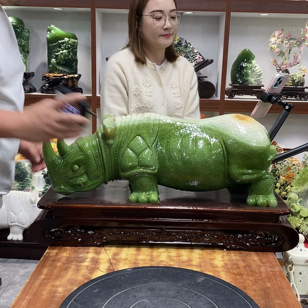 用***）玉山水摆件 玄关摆件