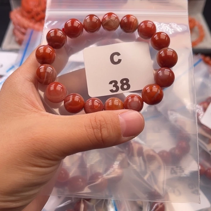 南红玛瑙未镶嵌多样性发货默认微瑕称重11mm