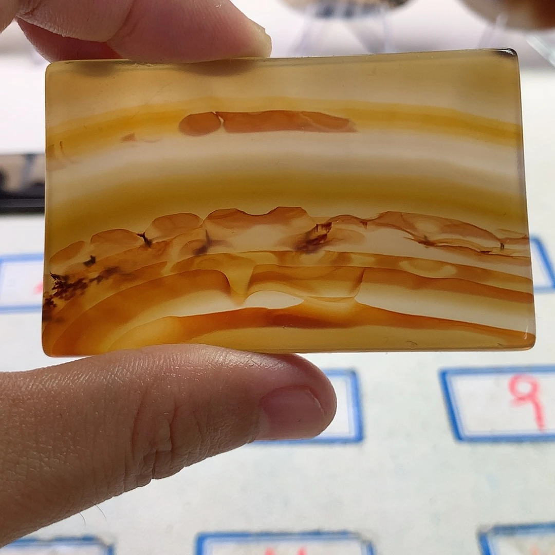 未镶嵌玛瑙/玉髓珠宝半成品