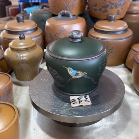 紫砂茶叶罐。。。。。。。。。