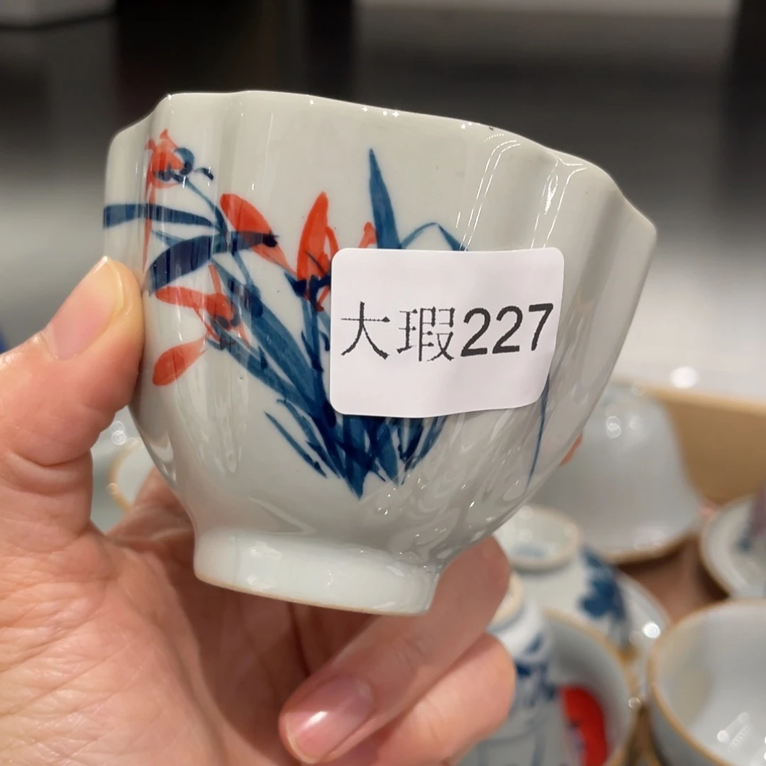 有瑕釉下彩纯手绘