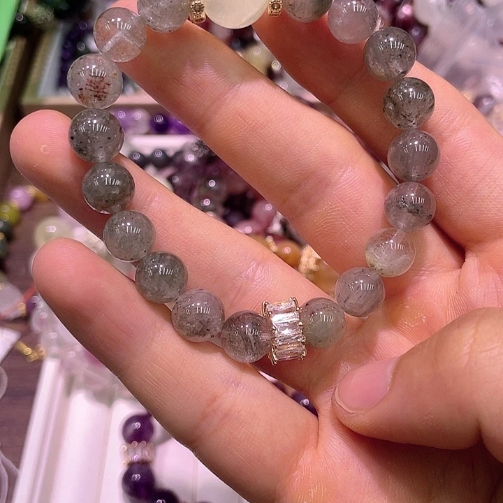 水晶手串未镶嵌幽灵