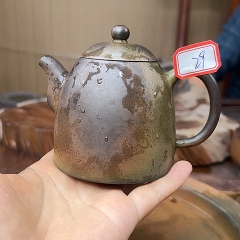 灵***溪戬谷龙窑柴烧茶壶29