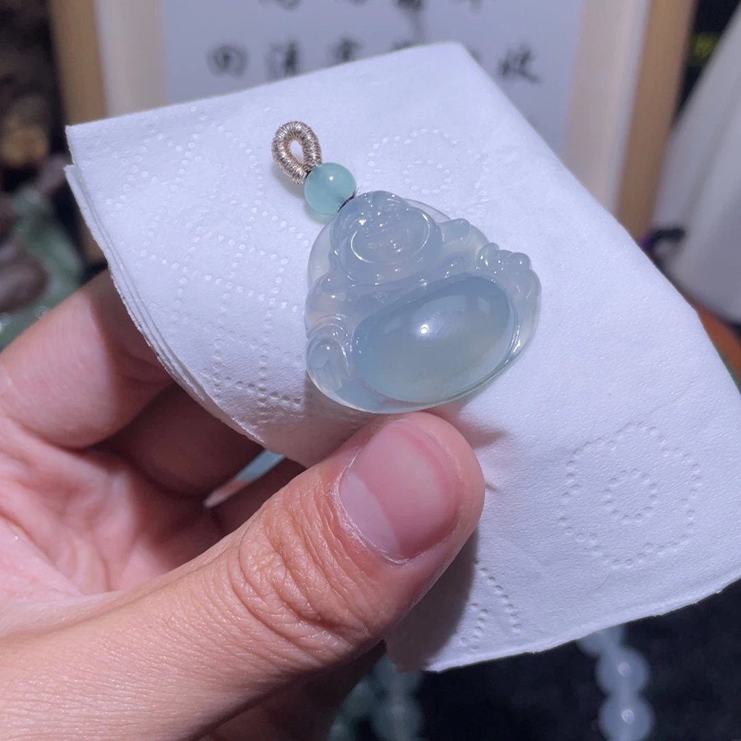 定制翡翠未镶嵌吊坠