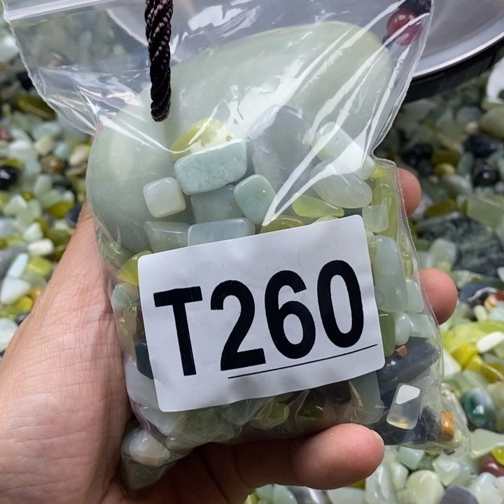 蛇纹石玉未镶嵌鱼缸石
