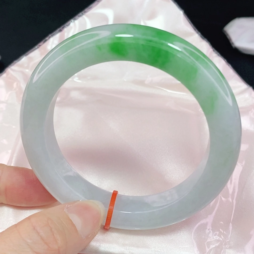 未镶嵌手镯翡翠56.6正圈