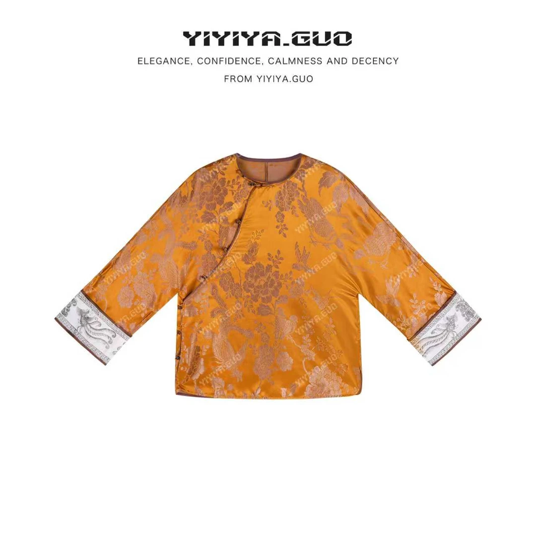 yiyiya.Guo艺艺吖【老缎·金枝玉叶】显瘦透气外套080044SS52