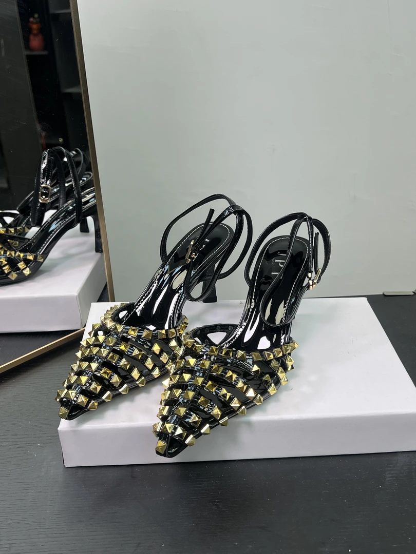 （7厘米）97-13黑色细跟高跟鞋