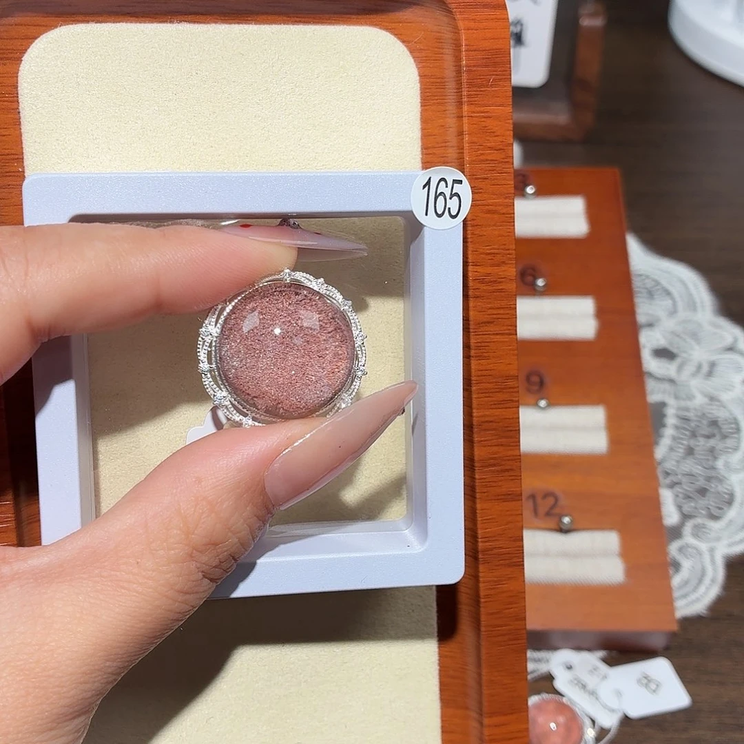 ！***！银S925镶嵌戒指水晶