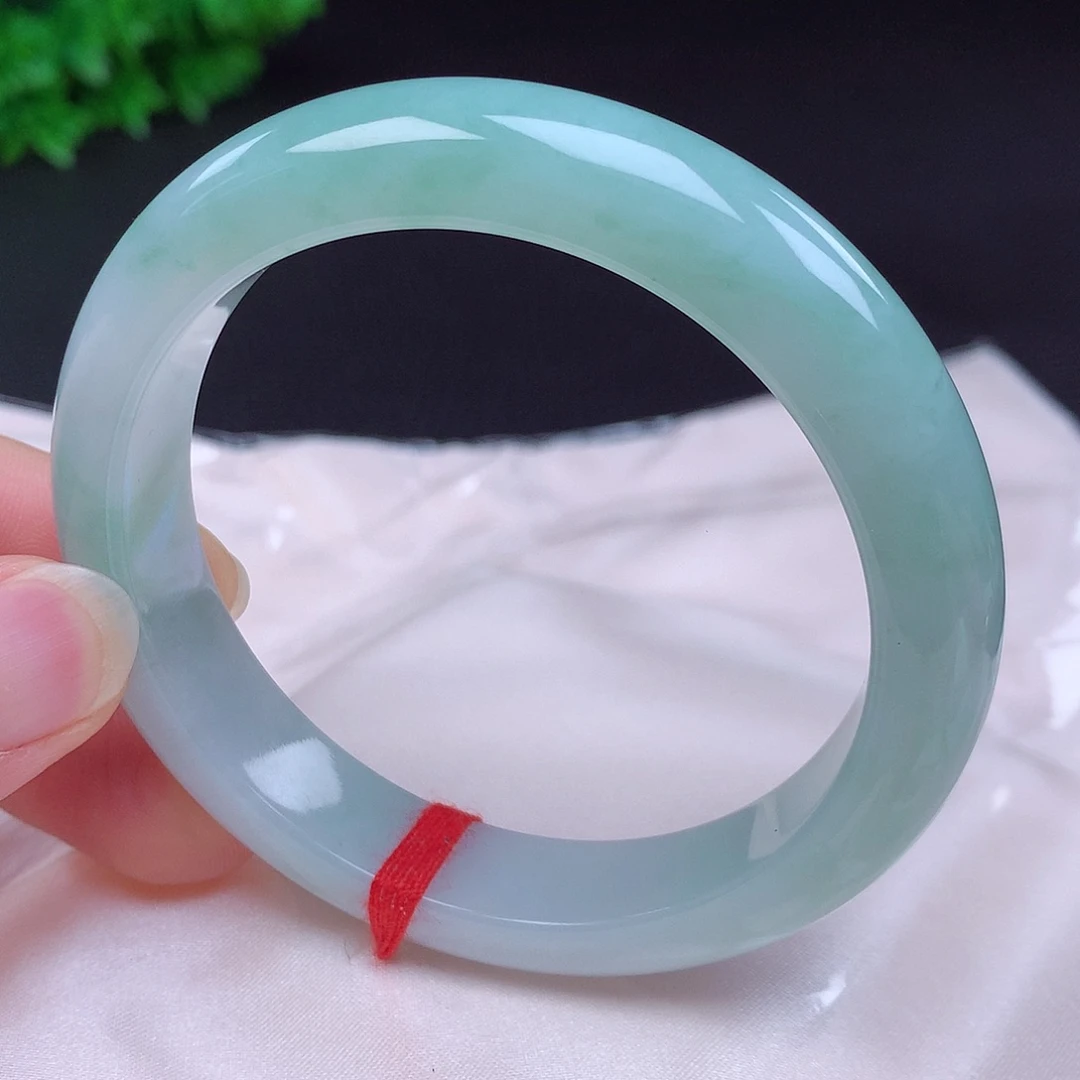 翡翠未镶嵌手镯58圈682101