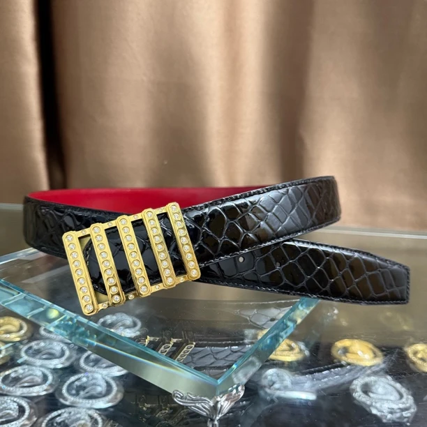 史蒂芬新款百搭男士皮带高档休闲老鹰头牛皮腰带青中老年时尚算盘