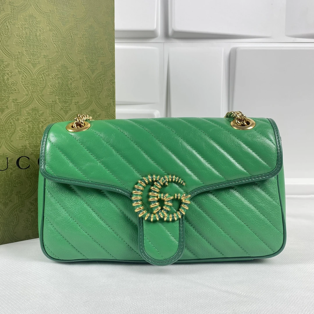 99新 GUCCI/古驰 思斯专属 Gucci马蒙单肩包 JK1703