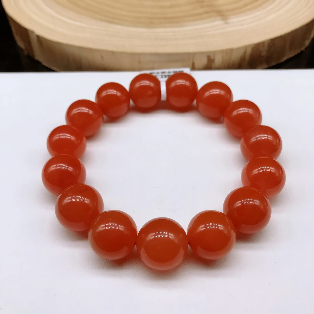 【领源】南红保山滴水洞高品精美手串15mm（一个/条）