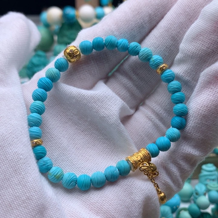 绿松石18K金镶嵌单品