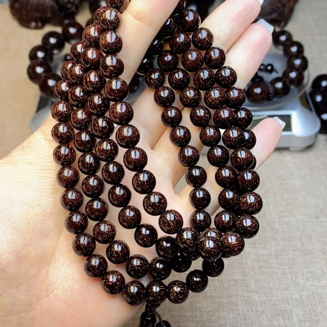 檀香紫檀（小叶紫檀）0.8爆星108