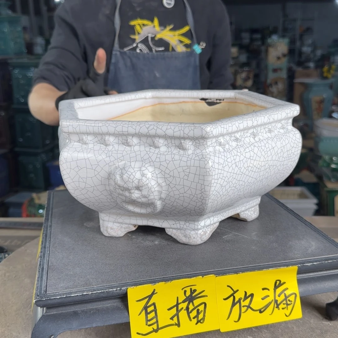 一风堂石湾花盆。微瑕