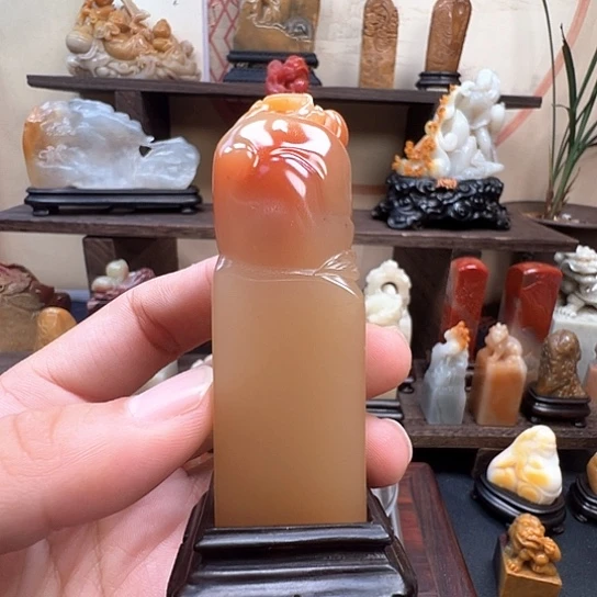 石材5 6 7时期寿山三彩水冻高山石